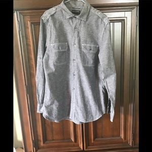 Banana Republic Dress Shirt Polo Button Down Lrg